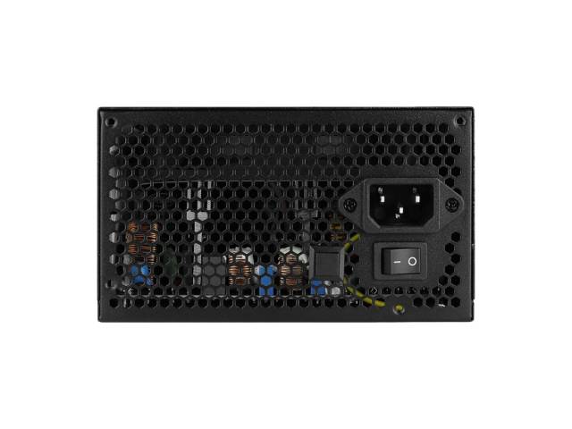 Disfruta de la Eficiencia 80 PLUS  para un ahorro de energía y un funcionamiento silencioso. 700W de potencia real para alimentar tu PC con holgura. Iluminación RGB personalizable y Certificación 230VAC APFC para un rendimiento estable y seguro.