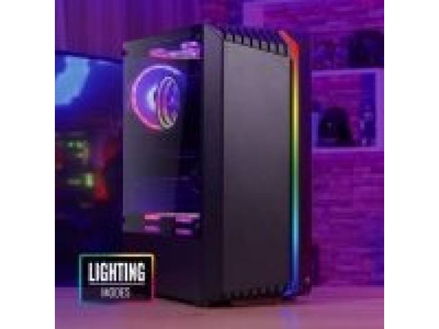 Eleva tu juego con el gabinete AeroCool BIONIC G-BK-V2 RGB. Su diseño de panel frontal RGB Y UN VENTILADOR RGB preinstalados proporcionan un flujo de aire superior y una impresionante iluminación. Comodidad de 3 puertos USB y gran espacio.