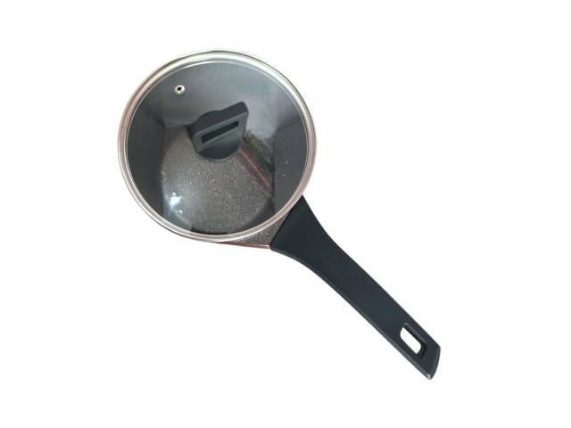 Cocina con facilidad y estilo con la Olla con Mango Antiadherente COMET 18cm Negro. Su superficie antiadherente facilita la limpieza y evita que los alimentos se peguen. Además, su mango antiadherente te ofrece un agarre cómodo y seguro.