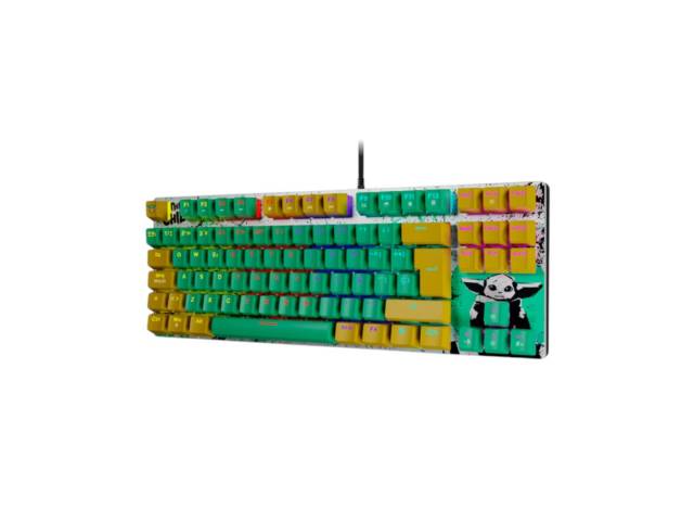 Lleva tu experiencia de juego a un nivel completamente nuevo con el teclado Ballista, de la exclusiva colección de edición limitada Grogu%u2122 Tecnología anti-ghosting, para vencer los desafíos más extremos ¡Que empiece el juego y que la Fuerza te acompa