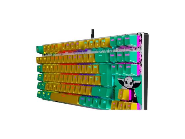 Lleva tu experiencia de juego a un nivel completamente nuevo con el teclado Ballista, de la exclusiva colección de edición limitada Grogu%u2122 Tecnología anti-ghosting, para vencer los desafíos más extremos ¡Que empiece el juego y que la Fuerza te acompa