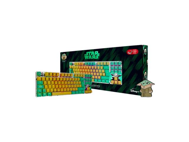 Lleva tu experiencia de juego a un nivel completamente nuevo con el teclado Ballista, de la exclusiva colección de edición limitada Grogu%u2122 Tecnología anti-ghosting, para vencer los desafíos más extremos ¡Que empiece el juego y que la Fuerza te acompa