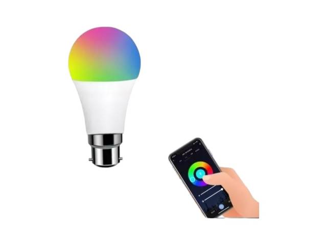 Transforma tu hogar con la Lámpara LED RGB WiFi Tuya Smart. Con su control a través de la app, podrás personalizar la iluminación con millones de colores y programar horarios. ¡Dale vida a tus espacios con esta lámpara inteligente y moderna! 