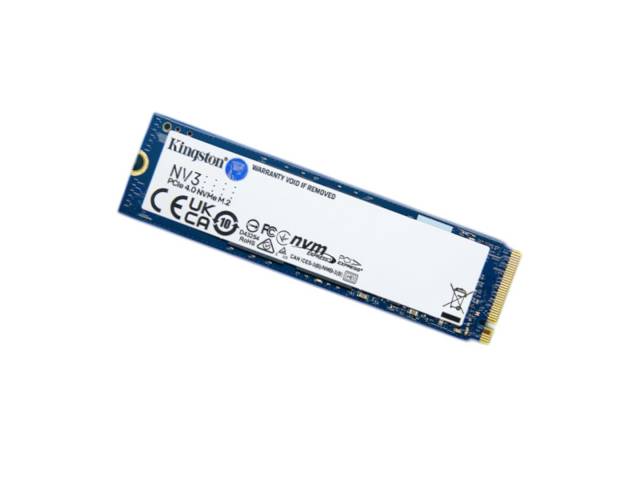 Descubre la velocidad del Kingston SSD PCIe NVMe NV3 de 1TB GEN 4.0. Este SSD de última generación ofrece transferencias rápidas y una capacidad impresionante, ideal para mejorar la respuesta de tu sistema. Con tecnología 3D.