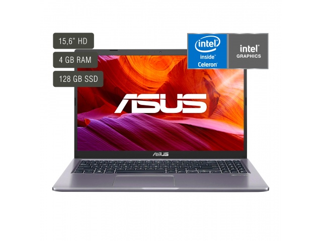 La Notebook Asus de 15,6'' es perfecta para estudiantes y profesionales que buscan un dispositivo accesible. Equipado con un procesador N4020, 4GB de RAM y 128GB de almacenamiento, tendrás el espacio y la potencia que necesitas para tus actividades cotidi