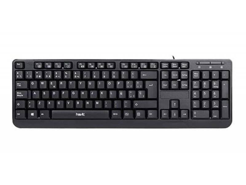 Teclado Havit Kb378 Oficina Pc Cableado Usb Espaol