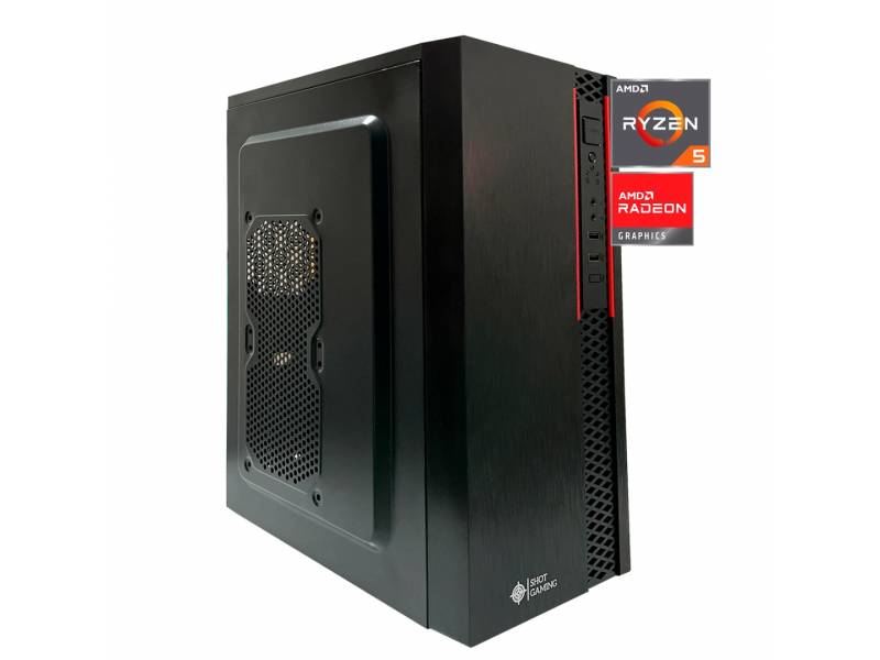 Pc Gamer Ryzen 5 4600g 8gb Ram Ssd 240gb 600W 1 fan PB 1