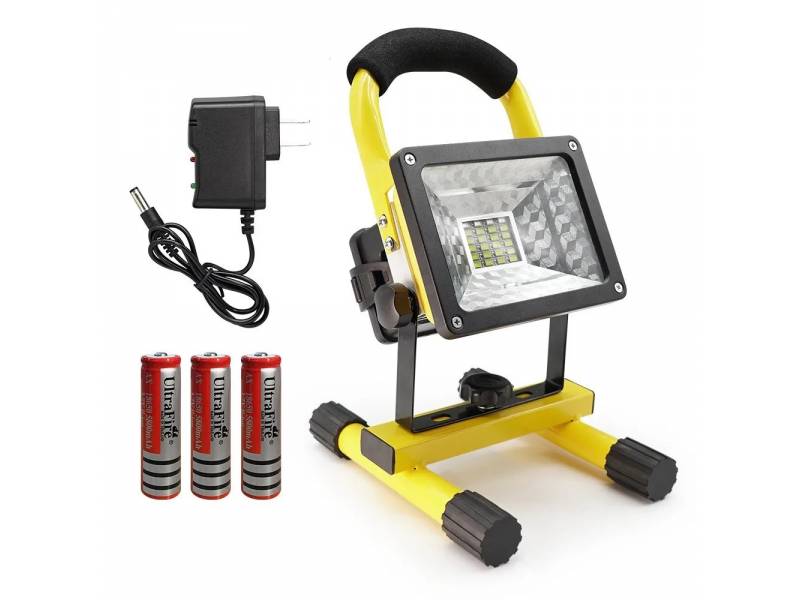 Foco Led De Mano Recargable 30w Camping trabajo pesca giro 360 hz 90 vertical