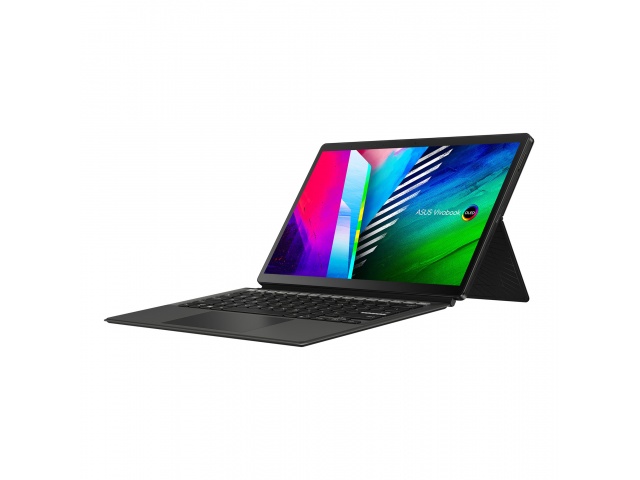 La Asus 13.3" 2en1 es una tablet convertible con Windows 11 ideal para estudiantes y profesionales que buscan un dispositivo versátil y portátil. Su pantalla táctil OLED de 13.3 pulgadas ofrece imágenes nítidas y vibrantes, mientras que su procesador Inte