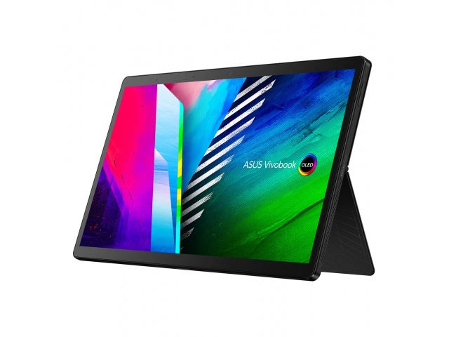 La Asus 13.3" 2en1 es una tablet convertible con Windows 11 ideal para estudiantes y profesionales que buscan un dispositivo versátil y portátil. Su pantalla táctil OLED de 13.3 pulgadas ofrece imágenes nítidas y vibrantes, mientras que su procesador Inte