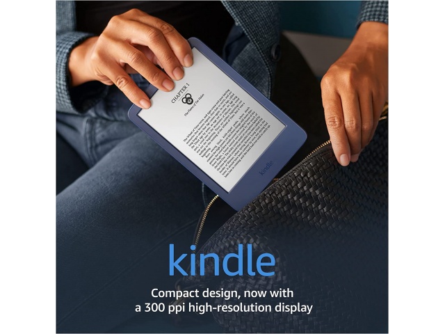 El Amazon Kindle Gen11 es un lector electrónico económico con una pantalla de 6 pulgadas y 300ppp de resolución, 16GB de almacenamiento, WiFi y Bluetooth. Disfruta de una experiencia de lectura cómoda y sin fatiga visual gracias a su diseño ligero 