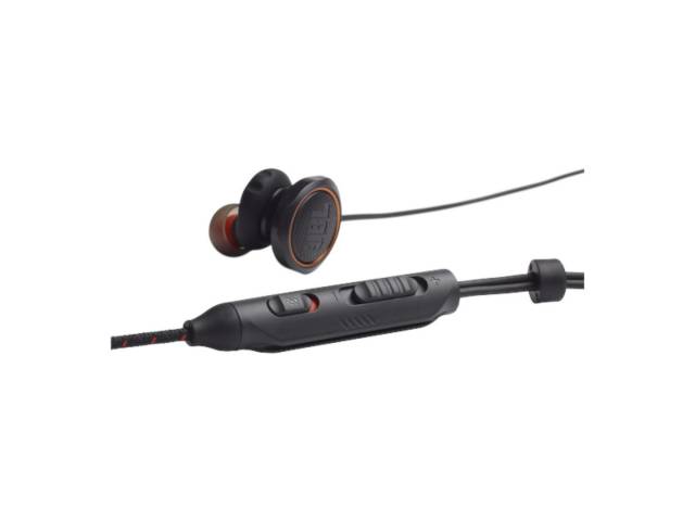 Vive la experiencia  con los auriculares in-ear JBL Quantum 50  de juego completamente envolvente. Sonido potente y nítido, comunicación clara, ajuste cómodo y control total te dan la ventaja competitiva que necesitas para dominar la partida.