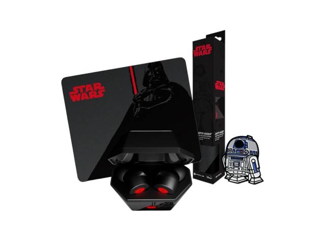 Excelente opción para los fanáticos de Star Wars que buscan auriculares inalámbricos de calidad con un diseño exclusivo y un mousepad de regalo. 