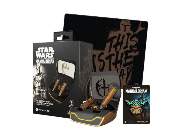 Excelente opción para los fanáticos de Star Wars que buscan auriculares inalámbricos de calidad con un diseño exclusivo y un mousepad de regalo.