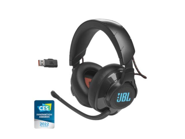 Disfruta de audio preciso y potente con drivers de 50 mm JBL QuantumSOUND SIGNATURE. Comunícate con claridad gracias al micrófono boom extraíble con cancelación de ruido. Juega sin cables hasta 40 horas con una sola carga. Compatibilidad con PC, PlayStati