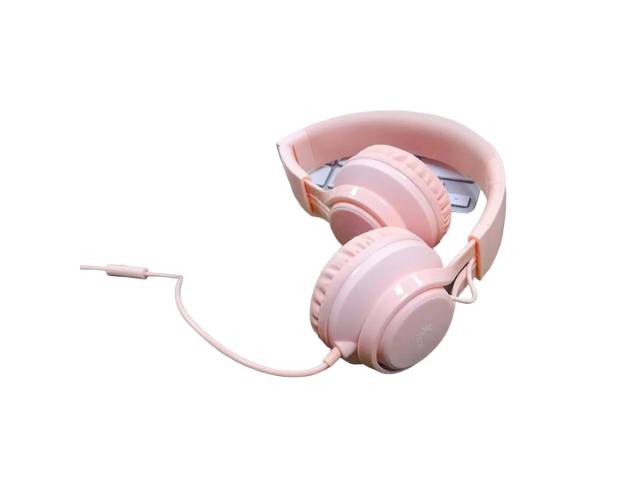 Estos audífonos on-ear, de un adorable color rosa, combinan diversión y funcionalidad para que los niños disfruten su audio favorito de forma segura y cómoda.