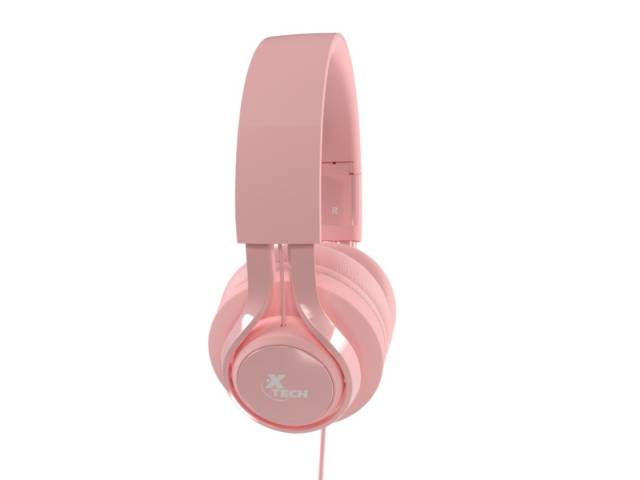 Estos audífonos on-ear, de un adorable color rosa, combinan diversión y funcionalidad para que los niños disfruten su audio favorito de forma segura y cómoda.