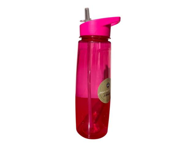 Hidrátate con estilo con la Botella Comet 600 ml. Esta botella reutilizable es libre de BPA, tiene pico y tapa para un fácil uso con sorbete, y un diseño rosado ideal para niños y adultos.