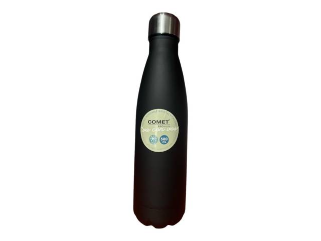 La Botella Deportiva Acero Inoxidable 500ml Comet compañera perfecta para tus entrenamientos y actividades al aire libre. Con acero inoxidable de alta calidad, esta botella es resistente a golpes y arañazos