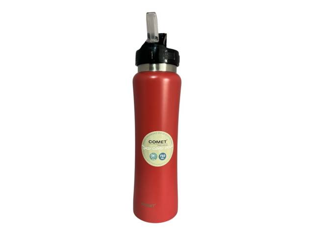 La Botella Deportiva Acero Inoxidable 750ml Comet compañera perfecta para tus entrenamientos y actividades al aire libre. Con acero inoxidable de alta calidad, esta botella es resistente a golpes y arañazos