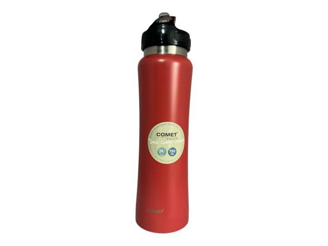 La Botella Deportiva Acero Inoxidable 750ml Comet compañera perfecta para tus entrenamientos y actividades al aire libre. Con acero inoxidable de alta calidad, esta botella es resistente a golpes y arañazos