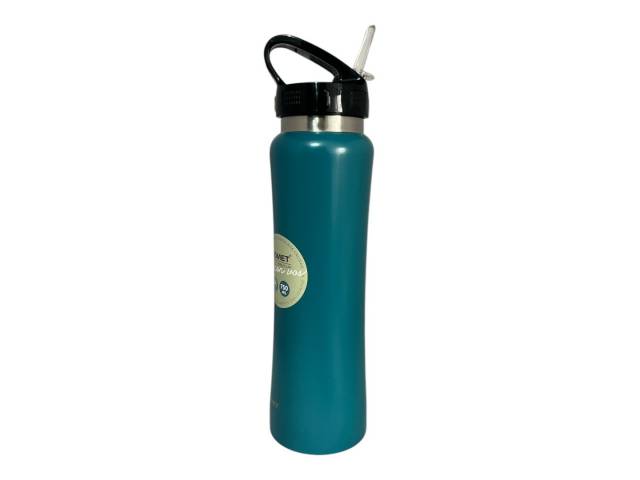 La Botella Deportiva Acero Inoxidable 750ml Comet compañera perfecta para tus entrenamientos y actividades al aire libre. Con acero inoxidable de alta calidad, esta botella es resistente a golpes y arañazos