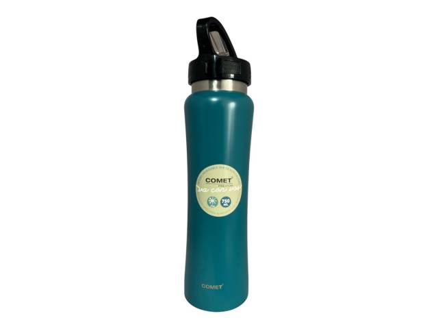 La Botella Deportiva Acero Inoxidable 750ml Comet compañera perfecta para tus entrenamientos y actividades al aire libre. Con acero inoxidable de alta calidad, esta botella es resistente a golpes y arañazos