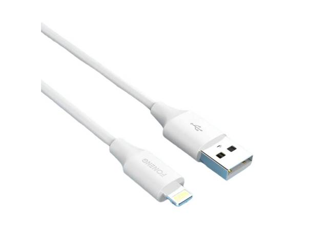 El Cable Foneng 2.1A Lightning es la solución perfecta para cargar y sincronizar tus dispositivos Apple con rapidez y seguridad. Fabricado con materiales de alta calidad y con un diseño resistente, este cable te ofrece un rendimiento confiable y duradero.