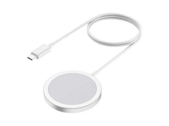 Olvídate de los cables y disfruta de una carga rápida y segura con el Cargador Inalámbrico 15W MagSafe Qi.