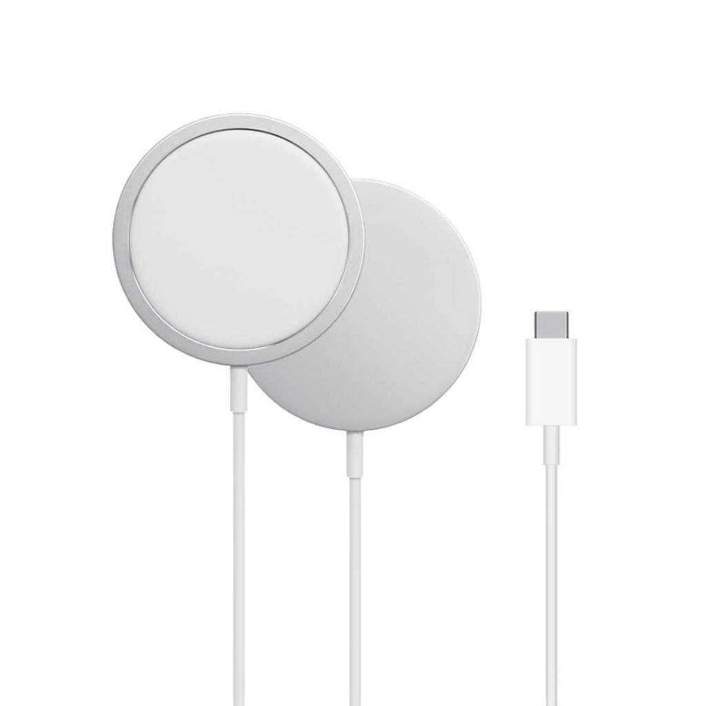 Olvídate de los cables y disfruta de una carga rápida y segura con el Cargador Inalámbrico 15W MagSafe Qi.