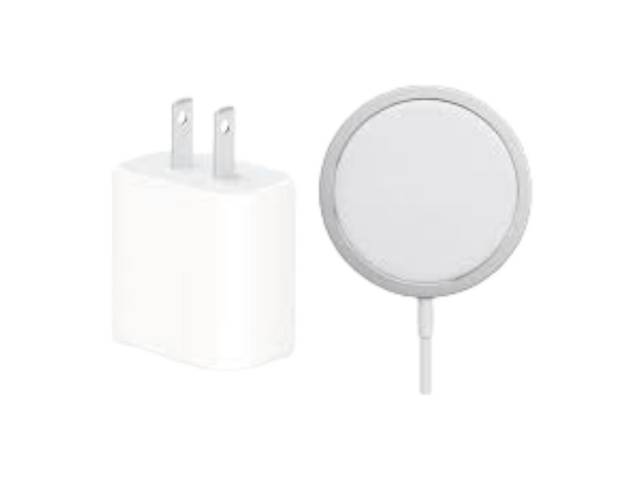 Olvídate de los cables y disfruta de una carga rápida y segura con el Cargador Inalámbrico 15W MagSafe Qi.