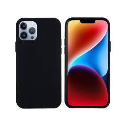 Case Carcasa Funda Iphone 15 -NEGRO silicona 