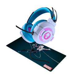 Combo Auriculares gamer Mousepad Ghost Spider  