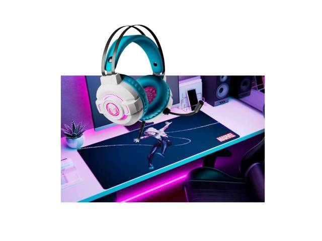 Sumérgete en el sonido envolvente de los auriculares con LED y completa tu setup con el impresionante mousepad XXL. Diseño espectacular y rendimiento incomparable, ¡perfecto para los gamers más exigentes!