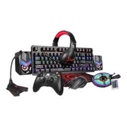 Combo Gamer Teclado Mecanico Mouse Auriculares Mem 42