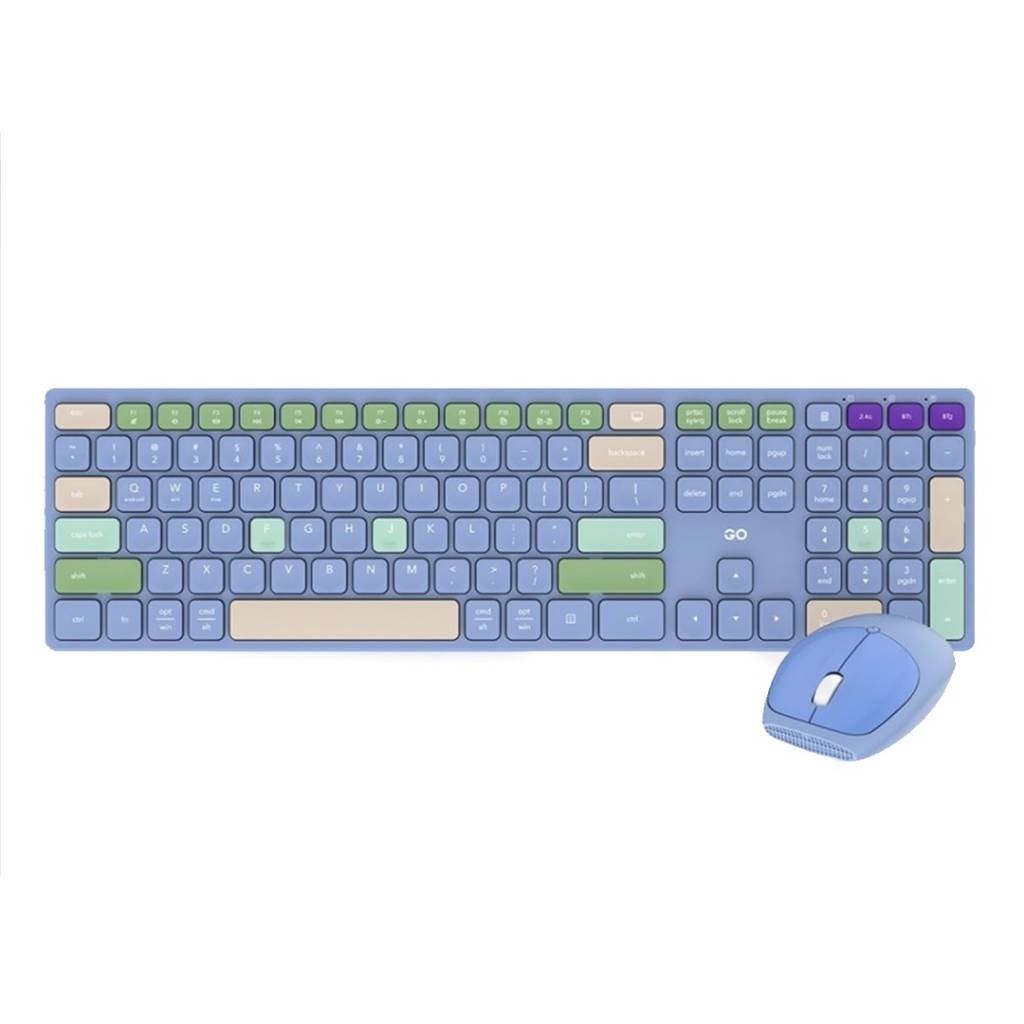 Mejora tu productividad con el KIT Teclado y Mouse Inalámbrico WK895 Blue. Este combo ofrece un diseño ergonómico, conexión Bluetooth de alta velocidad y batería de larga duración.