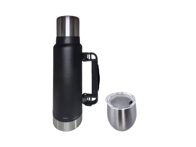 Viaja con el Combo kit Termo 1.2 Lt Y Mate con tapa COMET en Caribesurstore. Disfruta de mate por horas, ideal para llevar a todos lados!. Que no se vuele la yerba ni se caiga en la mochila!