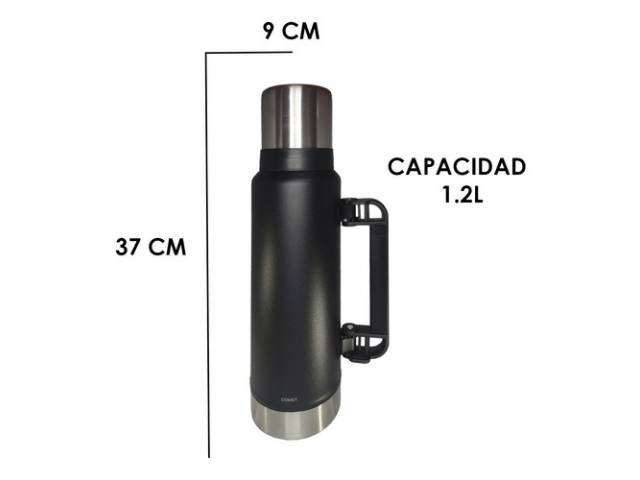 Viaja con el Combo kit Termo 1.2 Lt Y Mate con tapa COMET en Caribesurstore. Disfruta de mate por horas, ideal para llevar a todos lados!. Que no se vuele la yerba ni se caiga en la mochila!