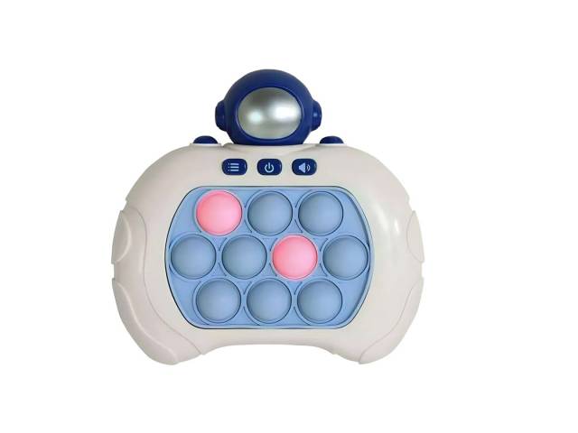 ¡Sumérgete en la diversión con la consola Pop It de empuje rápido! Con luces, sonidos y un diseño encantador, esta consola ofrece cuatro modos de juego emocionantes que desarrollan la coordinación y concentración.