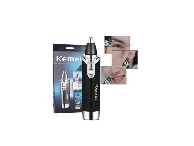 Elimina el vello nasal no deseado de forma rápida y segura con el Depilador Nasal Kemei KM-6512. Este depilador cuenta con un diseño compacto y ergonómico que facilita su uso, y un cabezal de corte de acero inoxidable que elimina el vello de forma precisa