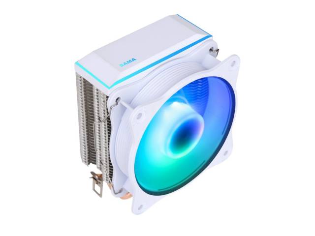 buena opción para quienes buscan una solución de refrigeración eficiente, silenciosa y con estilo para su CPU. Su compatibilidad con diversos procesadores, diseño efectivo, ventilador RGB y fácil instalación. Consigue el tuyo!