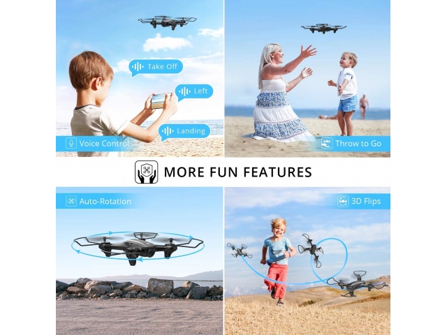 El Drone Holy Stone HS340 es ideal para principiantes y entusiastas que buscan una experiencia de vuelo divertida y emocionante.