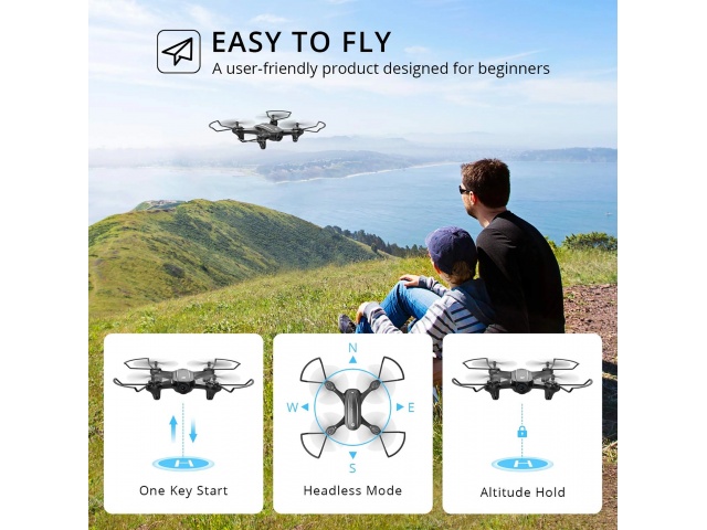 El Drone Holy Stone HS340 es ideal para principiantes y entusiastas que buscan una experiencia de vuelo divertida y emocionante.