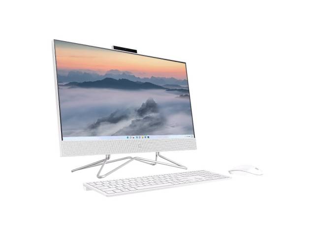 ¡Simplifica tu espacio de trabajo con el HP Todo en Uno! Pantalla Full HD de 23.8", procesador Intel Core i3, 8GB de RAM y disco SSD de 256GB te brindan un rendimiento fluido para las tareas diarias. Windows 11 te mantiene productivo y organizado.