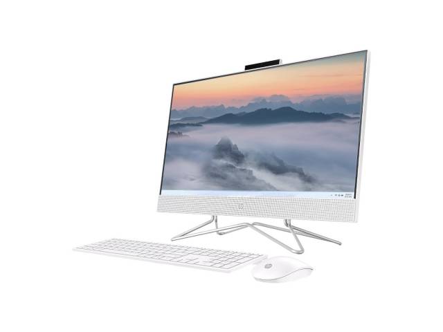 ¡Simplifica tu espacio de trabajo con el HP Todo en Uno! Pantalla Full HD de 23.8", procesador Intel Core i3, 8GB de RAM y disco SSD de 256GB te brindan un rendimiento fluido para las tareas diarias. Windows 11 te mantiene productivo y organizado.