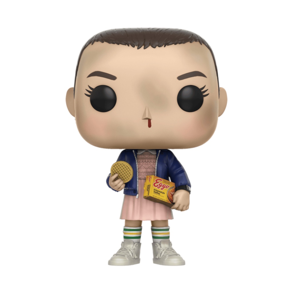  Disfruta de la nueva Figura de Acción Funko Pop Eleven With Eggos Stranger Thingsideal para coleccionistas y fanáticos, con detalles auténticos y diseño icónico del popular personaje.