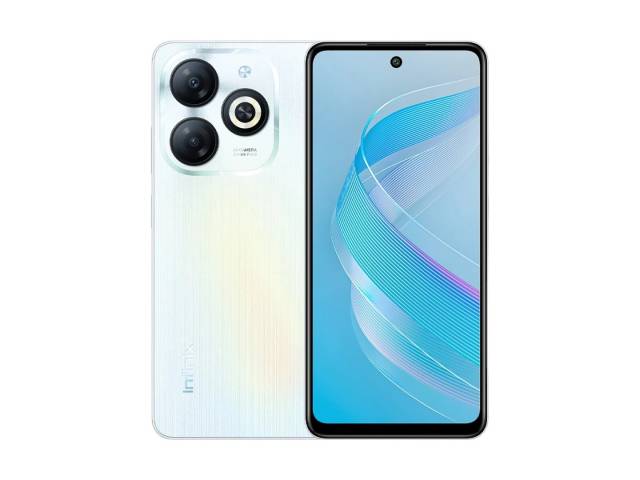 El Infinix Smart 8 es un smartphone ideal para el día a día con una pantalla grande de 6.6 pulgadas. Tiene 3GB de RAM y 64GB de almacenamiento para tus aplicaciones y fotos. Su cámara trasera triple de 13 MP te permitirá capturar buenos momentos, mientras