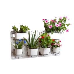 Kit 6 Macetas jardn vertical Modular de Pared Vertibloom Interior