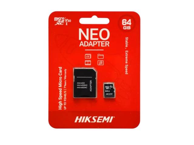 Aumenta tu capacidad de almacenamiento con la Memoria MicroSD Hiksemi Neo HS-TF-C1 de 64GB Clase 10. Ideal para smartphones, cámaras y tablets, ofrece velocidades rápidas para grabar videos y guardar fotos sin problemas. ¡Lleva tus datos a donde vayas con