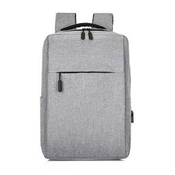 Mochila Antirrobo Cable USB laptop Unisex - Gris